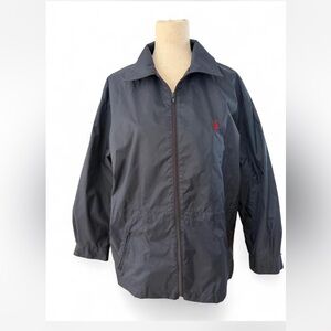 Vintage Y2K Polo Sport Ralph Lauren Navy Windbreaker Jacket Men’s Size Large